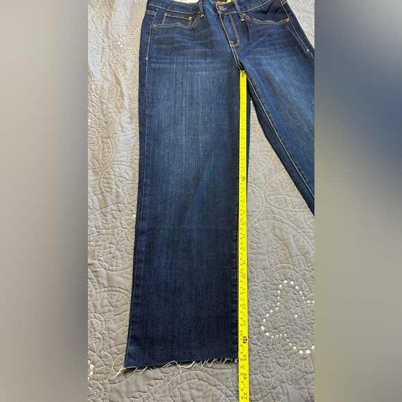 Seven7 Women’s Blue Tower Straight Crop Jeans NWT Size 4 - Picture 11 of 11